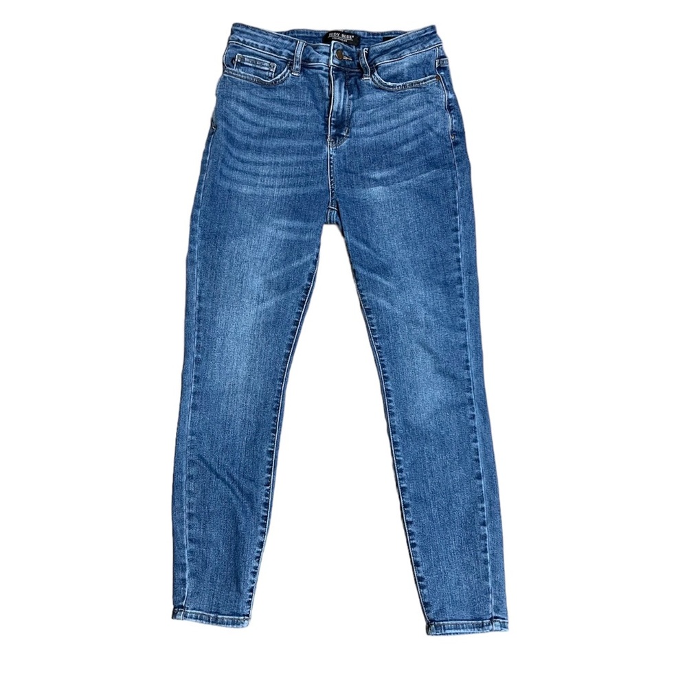 Judy Blue Fairbanks High Rise Skinny Fit Jeans Medium Wash Size 7/28
